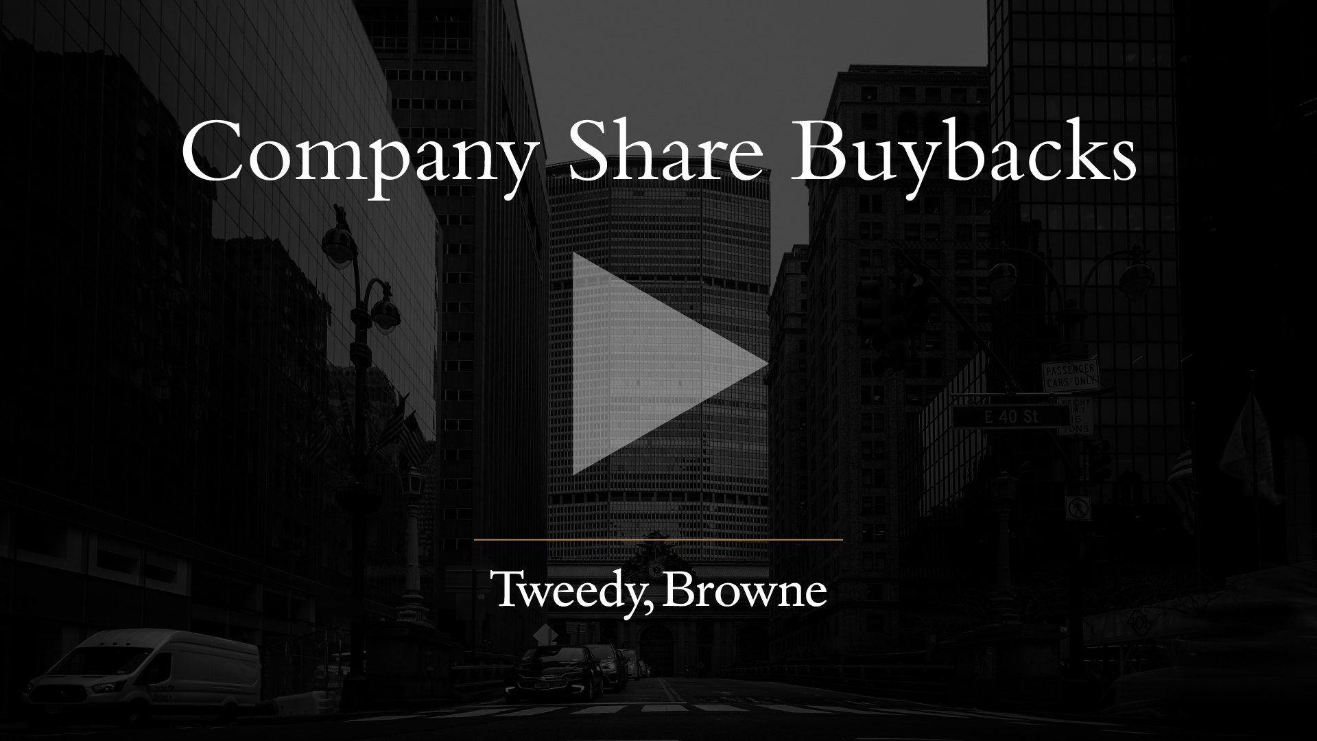 Company Share Buybacks